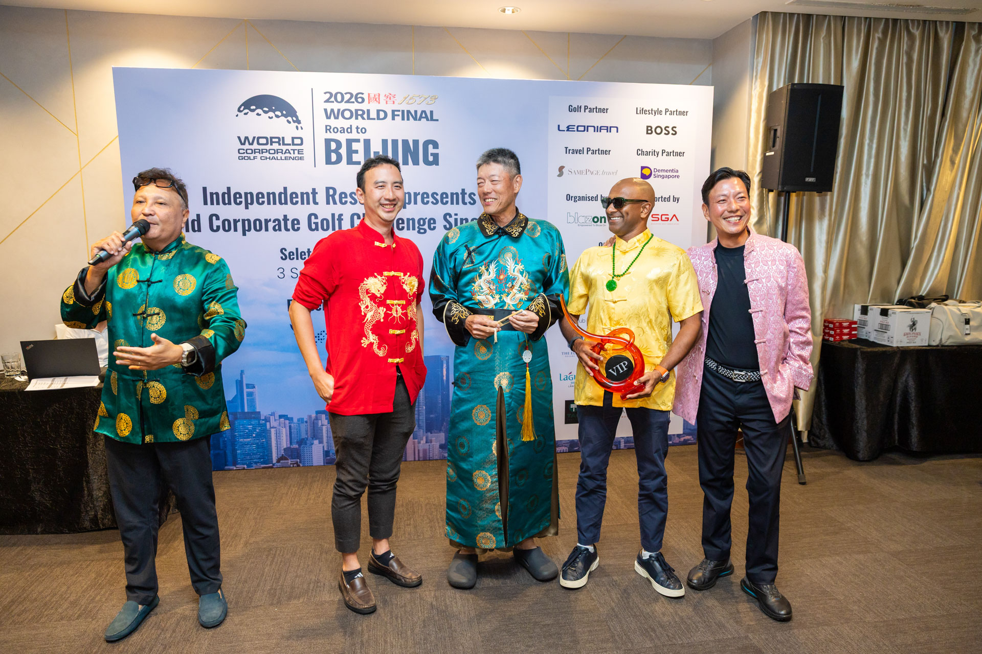 Team Cornerstone winners at World Corporate Golf Challenge Singapore 2026